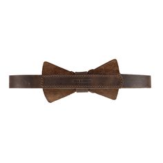 PRODUCT DESCRIPTION: The punk bow tie adds a touch of elegance and sophistication to any outfit, making you stand out from the crowd. It's a perfect accessory for groomsmen, wedding guests, or anyone looking to add a bit of flair to their formal wear. This Bow Tie for Groomsmen is a great wedding accessory or formal occasion. It is pre-tied, making it easy to wear and remove. The bow tie has a unique punk style that will make you stand out from the crowd. MATERIAL TYPE: Full Grain Leather - Our Classic Adjustable Bow For Groom, Dapper Adjustable Bow For Black Tie Events, Dapper Adjustable Bow Tie With Detachable Bow, Adjustable Dapper Bow For Black Tie Events, Dapper Bow For Groom, Adjustable Dapper Bow Tie With Detachable Bow, Adjustable Bow Tie For Dapper Style, Dapper Adjustable Bow For Party, Formal Brown Bow With Bow Tie Back