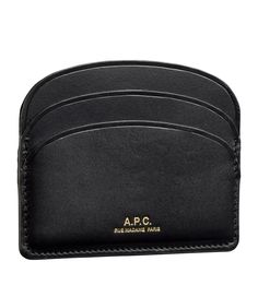 A.P.C. Women's cardholder. - Two card slots on each side. - One multifunction pocket in the center. - Rounded corners. - Embossed goldtone 'A.P.C. Rue Madame Paris' logo. Paris Logo, White Shirt Men, White Shirts Women, Faux Leather Bag, Backpack Tote Bag, Scarf Jewelry, Tote Backpack, Free Bag, Weekender Bag