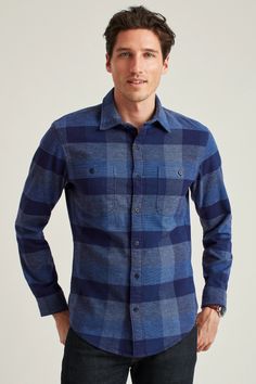 Stretch Flannel Shirt | Bonobos Plaid Button-up Top With Welt Pockets, Plaid Cotton Tops With Patch Pockets, Flannel Workwear Tops With Pockets, Cotton Flannel Shirt With Patch Pockets, Flannel Button-up Top With Pockets, Flannel Work Shirt With Pockets, Gray Plaid Shirt, Grey Plaid, Flannel Fabric