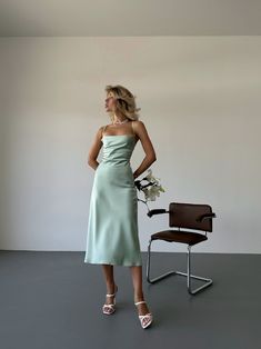 Pistachio Green Silk Slip Dress Womens, Open Back Midi Silk Slip, Cowl Neck Silk Slip Dress for Bridesmaids, Wedding Guest Silk Dress - Etsy Green Silk Slip Dress, For Bridesmaids, Dress For, Pistachio Green, Silk Slip Dress, Open Back Dresses, Silk Slip, Natural Silk, Green Silk