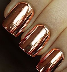 PRICES MAY VARY. True chrome look, no variations, dulling, no messy powders. The original patented nail wrap loved by celebrities. Safe, fast, easy, soak and drill free removal-no harmful chemicals. No dry time, no chipping, no chemicals, environmentally friendly. Highly sought after look will get you noticed. Extends fashion to fingers and toes. Copper Nail Polish, Nails Copper, Copper Nail, Nail Parlour, Kids Nail Designs, Copper Nails, Nail Coat, New Years Eve Nails, Turquoise Nails