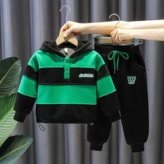 Season:Fall,Spring,Winter; Fabric:Cotton; Sleeve Length:Long Sleeve; Look After Me:Machine wash; Gender:Boys; Quantity:2 Pieces; Style:Daily; Kids Apparel:Tracksuits; Age Group:Kids; Pattern:Solid Color; Design:Button,Pocket; Age:7-13 Years; Listing Date:11/17/2023 Casual Green Sets With Buttons, Green Cotton Sets With Buttons, Green Long Sleeve Sets With Button Closure, Green Long Sleeve Sets With Letter Print, Green Long Sleeve Letter Print Sets, Tracksuits Outfit, Childrens Fashion Boys, Dapper Mens Fashion, Boys Tracksuits