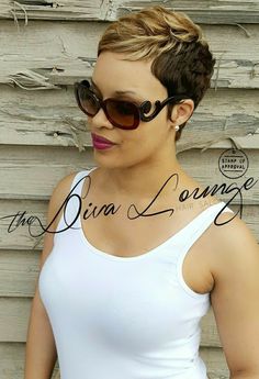 Short Hairstyles For Black Women, Black Hair Short Cuts, Short Sassy Hair, Pixie Styles, Sassy Hair, Short Black Hairstyles, Penteado Cabelo Curto, Cute Hairstyles For Short Hair, Relaxed Hair