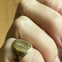 Gold Ring; Believe It Is Size 3; 1967. Signs Of Wear With Traces Of The Monogram On The Face Of The Ring. Weight: 5 Grams This Ring Is Not Available For Discounts. Pinkie Ring, Gold Pinky Ring, Ring Color, Pinky Ring, The Ring, Womens Jewelry Rings, Gold Ring, The Face, Not Available