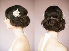 1920s Bridal Hair, Celtic Wedding Hair, 30s Hair, 1920s Wedding Hair, Celtic Knot Hair, Pearl House, Celtic Christmas