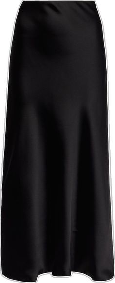 Silk Midi Length Maxi Skirt, Flowy Silk Midi Maxi Skirt, Flowy Silk Maxi Skirt, Midi Length, Sleek Black Silk Maxi Skirt, Silk Maxi Skirt With Relaxed Fit, Sleek Black Satin Maxi Skirt, Black Sleek Satin Maxi Skirt, Silk Satin Finish Flowy Maxi Skirt, Flowy Silk Maxi Skirt With Satin Finish