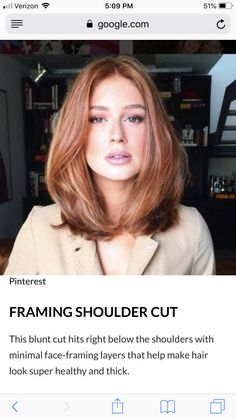 Framing Shoulder Cut, Haircuts For Medium Hair, Shoulder Cut, Hair Envy, Shoulder Length Hair, Hair Today, Great Hair, Hair Skin, Hair Dos