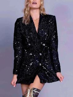 Black Sparkly Blazer