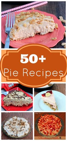 the top 50 pies are shown in this collage