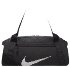 Rectangular Black Bag For Sports Events, Practical Black Bag For Sports Events, Sporty Rectangular Bag With Logo, Functional Nylon Bag For Sport, Black Rectangular Travel Bag For Sports, Functional Black Duffle Bag For Sports Events, Sporty White Bag With Logo, Black Sporty Gym Bag For Sports, Black Sporty Gym Bag For Sports Events