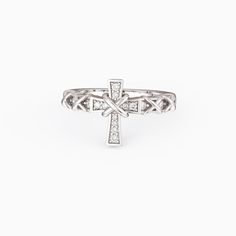 Inspired by 1 Corinthians 13:13, the "Pavé X Cross Ring" wraps us in the cross of love with its full of meaningful X hugs. It not only embodies the power of faith, hope and love, but also symbolizes that love binds us tightly together. This loving ring is the perfect gift choice for your loved one, partner or family. It contains a meaningful message card reminding us to cherish and embrace the strength that faith and love bring us."And now these three remain: faith, hope and love. But the greate Adjustable Cross Rings With Spiritual Style, Adjustable Cross Shaped Spiritual Rings, Adjustable Cross-shaped Ring For Anniversary, Adjustable Cross-shaped Promise Ring, Silver Cross Jewelry For Promise, Ring Wraps, Faith Hope And Love, Meaningful Messages, Cross Ring