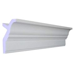 an image of a white gutter moulder