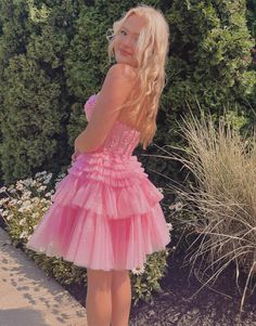 Prom Dresses Sparkly, Sparkly Prom Dresses, Pink Homecoming Dress, Short Homecoming Dress, Lace Short, Prom Dresses Lace, Homecoming Dresses Short, Hoco Dresses, Long Bridesmaid Dresses