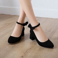 Heels:Approx 5cm Platform:Approx cm Upper Material:Pu Leather Outsole:Rubber If your foot is a little wide and fat, we suggest you choose 1 size larger, pls measure your foot length and choose a correct size. Thank you! Size Chart: Euro/CN 34 = foot length 21.5-22cm (Foot width=8-8.5cm) Euro/CN 35 = foot length 22-22.5cm (Foot width=8.5cm) Euro/CN 36 = foot length 22.5-23cm (Foot width=8.5-9cm Euro/CN 37 = foot length 23-23.5cm (Foot width=9cm) Euro/CN 38 = foot length 23.5-24m (Foot width=9-9.5 Graduation Shoes, Chunky Pumps, Leather Footwear, Shoes Outfit Fashion, Fancy Shoes, Thick Heel, Fashion Inspiration Design, Footwear Design Women, Thick Heels