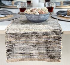 Amazon.com: CHARDIN HOME Natural Jute - Ombre Rust Table Runner,13x72 inch Boho Table Runner, Handmade Rustic Runners, Perfect for Holidays, Dinner Parties and Also Everyday Meals. Also Great for Console Tables : Home & Kitchen Gingham Table Runner, Jute Table Runner, Farmhouse Table Runner, Rustic Table Runners, Rustic Farmhouse Table, Farmhouse Table Runners, Runner Table, Burlap Table Runners, Hot Plates