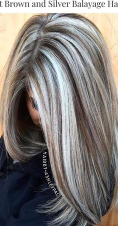 Warm Light Brown Hair, Grey Hair Transformation, Human Hair Pieces, Silver Blonde, Blending Gray Hair, Ash Blonde Hair, Gray Hair Highlights, Long Gray Hair, Blonde Hair Looks