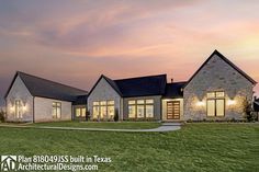 this is an artist's rendering of a house in texas that looks like it has been built