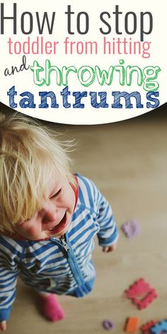 Toddler Hitting, Hitting Toddler, Throwing Tantrums, Toddler Speech, Toddler Hacks, Toddler Behavior, Tantrums Toddler, Terrible Twos