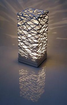 a light that is on top of a table