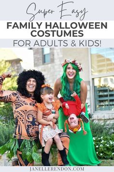 family halloween costumes for adults and kids