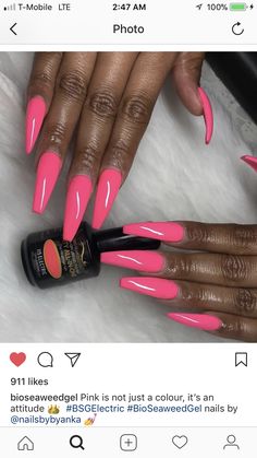 Pink Dragon, Dragon Claw, Pink Power, Nails Design, Nails Art, House Stuff, Long Nails, Fashion Nails