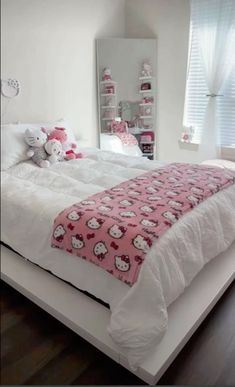 hello kitty room inspo Sanrio Bedroom, Hello Kitty Room, Hello Kitty Bedroom, Hello Kitty Room Decor, Kitty Room, Room Organization Bedroom, Hello Kitty Rooms, Luxury Room Bedroom, Classy Bedroom