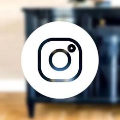 an instagram logo is shown on the side of a cabinet