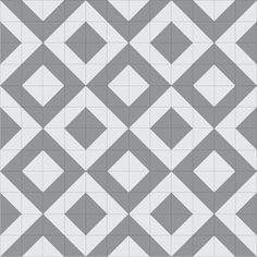 a gray and white pattern with squares on the bottom, diagonals in different directions