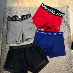 All Brand New!! Can Bundle Or Do Separate Nike And Under Armour Shorts All Size Small $6 Each Or All For $24 Fire Shoes, White Nike Shorts, Holiday Finds, Bodycon Dress Homecoming, Nike Athletic Shorts, Pinterest Ideas, Black And White Shorts, Clothing Pieces, Dress Homecoming