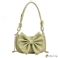 Bird in Bag - New ladies fashion shoulder bag simple crossbody bag small square bag chain bow handbag Spring Rectangular Bags With Bow, Chic Rectangular Shoulder Bag With Bow, Chic Shoulder Bag With Bow, Elegant Crossbody Shoulder Bag With Bow, Rectangular Shoulder Bag With Bow For Gift, Rectangular Shoulder Bag With Bow As Gift, Chic Shoulder Bag With Bow For Gift, Chic Shoulder Bag With Bow As Gift, Chic Crossbody Shoulder Bag With Bow