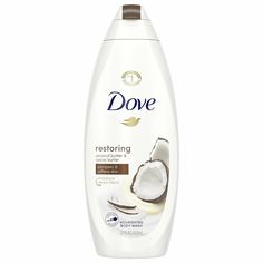 Dove Restoring Body Wash for Dry Skin Coconut Butter and Cocoa Butter Scent Name: Cocoa and Coconut Butter Size: 22 Ounce UPC: 011111079731 Looking for a skin cleanser that indulges your senses and pampers your skin. The 1 dermatologist recommended body wash, Dove Restoring Body Wash nourishes your skin and senses with creamy coconut butter and cocoa butter while leaving skin soft and smooth. This body wash is sulfate- and paraben-free with a mild, pH-balanced formula, making it a great body was Cocoa Butter Body Wash, Dove Purely Pampering, Body Wash For Dry Skin, Girl Hygiene, Shower Care, Coconut Body Wash, Pamper Skin, Best Body Wash, Dove Body Wash