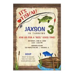 a fishing themed baby shower is shown with the words, i've been excited crystal & mathew are having a boy