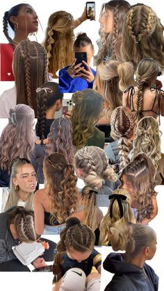 Cute Sporty Hairstyles, Cute Hairstyles For School, Dance Hairstyles, Blonde Hair Inspiration