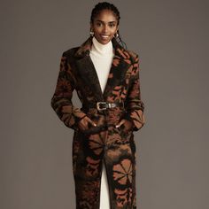 Chic Floral Print Formal Outerwear, Chic Floral Print Outerwear For Work, Designer Floral Print Outerwear For Work, Designer Floral Print Workwear Outerwear, Designer Floral Print Fall Outerwear, Designer Fall Floral Print Outerwear, Elegant Floral Print Outerwear For Fall, Elegant Floral Print Fall Outerwear, Textured Jacket