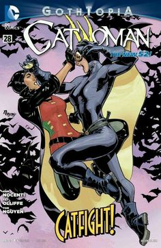 batman and catwoman cover for the new 52