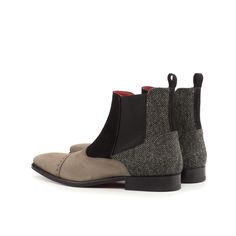 CM20 Chelsea Boots - Q by QS Business Casual Winter Boots With Round Toe, Business Casual Round Toe Boots For Winter, Fitted Moc Toe Chelsea Boots For Fall, Formal Winter Boots Goodyear Welted, Classic Slip-on Chelsea Boots For Fall, Classic Slip-on Winter Boots, Cap Toe Business Boots For Winter, Business Cap Toe Boots For Winter, Winter Business Cap Toe Boots