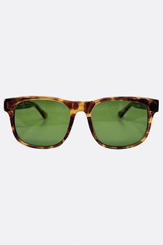 The Chet Classic Sunglasses by GIANT VINTAGE has the most gorgeous green lens, paired with the perfect tortoiseshell color. Frame made in Korea with outstanding quality. This item is subject to a 15% restocking fee, if returned. **Contents** * Classic square green lens. * Tortoiseshell frame with wire core temples. * Full UV protection. * Feature: Excellent quality square frame with wire core temples. * Available in 1 custom colorway. **Care/Import** * New Old Stock. Never-Before-Worn Deadstock Vintage. Great Condition. * Clean with a soft, dry cloth. * This style may be delicate due to its age. It's possible that you may occasionally find minor flaws or imperfections, but nothing that will be too noticeable. Please handle our eyewear with care. * Imported. Made in Korea. **Dimensions** * Classic Sunglasses, Sunglasses Vintage, Tortoise Shell, Square Frames, Tortoise, Boho Outfits, Sunglasses Accessories, Free People, Im Not Perfect