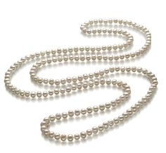 6-7mm A Quality Freshwater Cultured Pearl Necklace in Betty White Pearl Jewellry, Pearl Cluster Necklace, Pearl Strands Necklace, Bridal Accessories Jewelry, Freshwater Pearl Jewelry, Long Pearl Necklaces, Betty White, White Pearl Necklace, Cultured Pearl Necklace