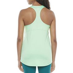 Add a chic sporty touch to workouts wearing this Xersion women's petite tank top. Crafted from a breathable, soft stretch-jersey with quick-dry properties thanks to its Everair technology, this sleeveless top has contrasting colored inserts and a u-neckline. Team it with your favorite workout leggings or shorts. Features: Breathable, Quick Dry, RacerbackClosure Type: Pullover HeadFit: Loose FitNeckline: U NeckSleeve Length: SleevelessApparel Length: 25 Inches - Front, 26 Inches - BackFiber Conte Stretch Moisture-wicking Racerback Top, Green Tank Sports Bra Athleisure Style, Green Sleeveless Sports Bra For Gym, Green Athleisure Sleeveless Sports Bra, Green Athleisure Sports Bra, Sporty Racerback Tank Top For Gym, Functional Green Sleeveless Sports Bra, Sporty Racerback Tank Top For Yoga, Stretch Racerback Tank Top For Sports