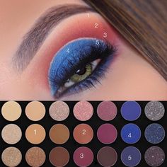 Morphe Eyeshadow Tutorial, Eyeshadow Tutorial Step By Step, Step By Step Eyeshadow, Spring Makeup Looks, Glitter Cut Crease Makeup, Simple Eyeshadow Looks, Winter Eyeshadow, Morphe Eyeshadow