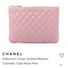 Chanel Medium O Case In Iridescent/Pearly Pink And Caviar Leather. Gold Hardware. Beautiful Pearl Logo. Brand New With Tags. Will Come With Box. From Their Limited, Special 19s Collection Back In 2019. Luxury Pink Pouch For Everyday Use, Pink Clutch Pouch With Dust Bag, Luxury Pink Clutch Bag, Pink Rectangular Pouch For Formal Occasions, Designer Pink Clutch For Everyday Use, Pink Clutch For Formal Occasions, Pink Formal Pouch, Formal Pink Rectangular Pouch, Formal Pink Pouch