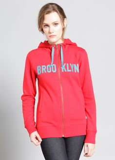 BKI Applique Zip Hoodie #brooklynindustries #spring #hoodie #sweater #womensfashion http://www.brooklynindustries.com/product/bki-applique-zip-hoodie Dark Denim, Hooded Sweatshirt