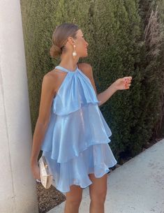 Mixed Outfits, Fashion Job, 18th Birthday Outfit, Chique Outfit, 2024 Outfits, Short Party Dress, Looks Party, Organza Dress, Wardrobe Ideas