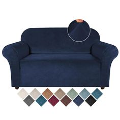 an image of a couch with different colors