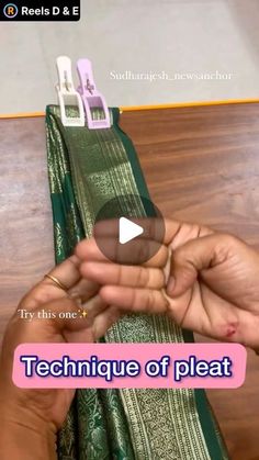 Saree pleat tips✨ #reels #trendingreels #sareetipsandtricks | Instagram Temple Look Saree, New Blouse Design For Silk Saree, Pleats Blouse Design, Fancy Sarees Party Wear Blouse Designs, Pleated Saree Look, Saree And Blouse Color Combinations, Green Saree Look Traditional, Saree Pleats Techniques, Green Color Blouse Designs