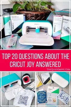 the top 20 questions about the cricut joy answered