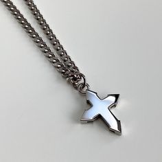 PENDANT GRAND CROSS ON A CHAIN / SILVER Grand Cross, Chain Silver, Silver Chain, Sterling Silver, Chain, Pendant, Silver