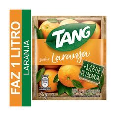 tang oranges are in a wooden box