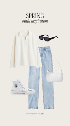 Spring Outfits 2023 Trends Women, Spring 2023 Capsule Wardrobe, Spring 2023 Capsule, Spring Outfits 2023 Trends, Wardrobe Reset, Erika Marie, Capsule Wardrobe Outfit Ideas, Practical Outfits, March Outfits