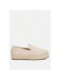 With sleek woven toe cap detail and comfortable light cushion insoles, these suede espadrilles are all things classy and cute. They come with flatform heels and can literally be paired with any outfit!


Type: Espadrilles

Upper Material: Suede
Light Cushion Insoles
Outer Sole: TPR
Flatform Heel
Closed Round Toe
Woven Toe Cap Detail
RCSH4638
Ellerie Suede Flatform Heel Espadrilles Beige Fashionable        Women Shoes, size features are:Bust: ,Length: ,Sleeve Length: Summer Suede Slip-on Espadrilles, Straw Espadrilles With Textured Footbed And Round Toe, Platform Straw Slip-on Espadrilles, Spring Platform Espadrilles With Flat Heel, Chic Beige Espadrilles With Woven Sole, Chic Natural Platform Espadrilles, Trendy Platform Espadrilles For Spring, Suede Espadrilles With Woven Sole And Closed Toe, Casual Straw Espadrilles With Cork-bed Midsoles